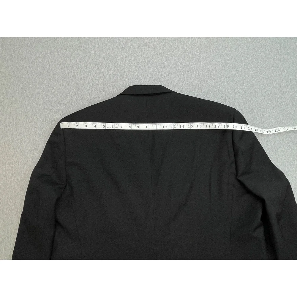 Lauren Ralph Lauren Tuxedo Jacket Mens 46R Black Wool Blend Satin Peak Lapel